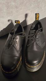 Dr. Martens Zwarte Leren Schoenen - Maat 39, Zwart, Overige typen, Ophalen of Verzenden, Zo goed als nieuw