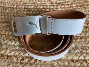 Riem - wit - genuine leer - XL 110 - PUMA