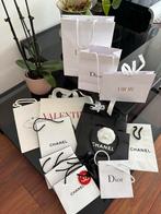 Papieren tassen Chanel, Dior, Valentino, Prada - 14 stuks, Ophalen of Verzenden, Zo goed als nieuw