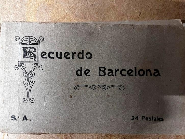 Barcelona Ansichtkaarten Boekje, Verzamelen, Ansichtkaarten | Buitenland, Ongelopen, Spanje, 1920 tot 1940, Ophalen of Verzenden