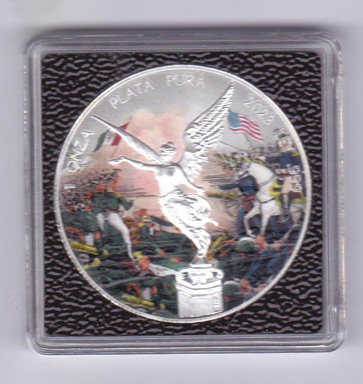 Mexico 1 ounce 2023 zilver BU Oplage 100 stuks voor 99 euro, Postzegels en Munten, Munten | Amerika, Losse munt, Midden-Amerika