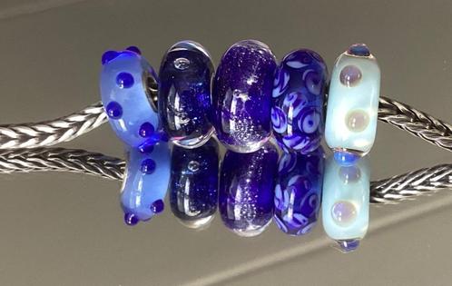 Trollbeads Blauwtinten, Sieraden, Tassen en Uiterlijk, Bedels, Nieuw, Trollbeads, Zilver, 1 bedel, Ophalen of Verzenden