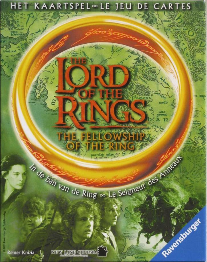 The Lord of the Rings: The Fellowship of the Ring, Hobby en Vrije tijd, Gezelschapsspellen | Kaartspellen, Zo goed als nieuw, Een of twee spelers