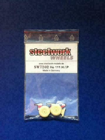 Steelworks 7202 he 111 h wheels 1/72 beschikbaar voor biedingen