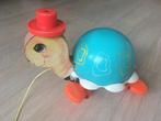 Retro FisherPrice schildpad no 773 hout met plastic, Ophalen of Verzenden, Gebruikt, Duw- of Trekspeelgoed