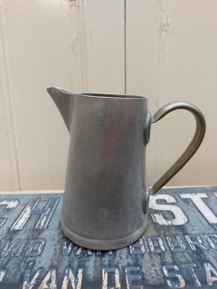 Oude tinnen kan DPC, Antiek en Kunst, Antiek | Tin, Ophalen of Verzenden