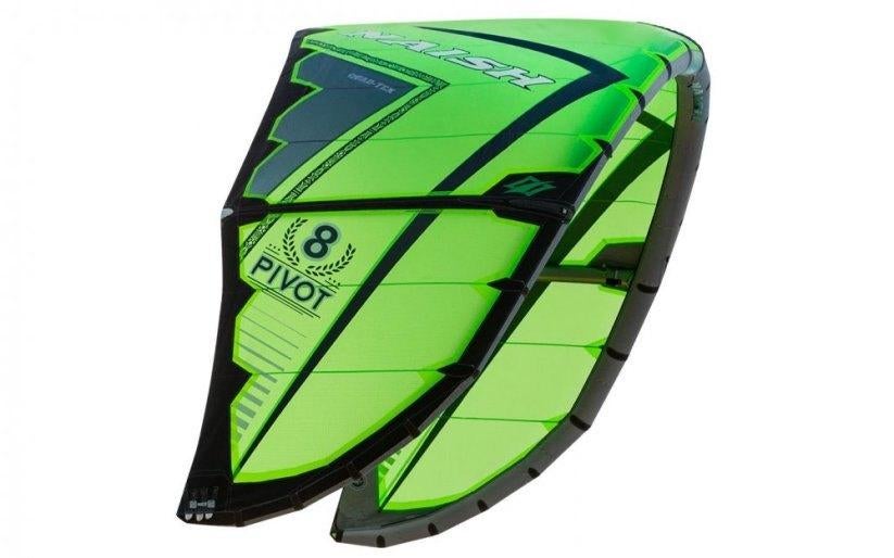 Naish Pivot set 8,10 en 12 incl. 1 bar (2017), Watersport en Boten, Kitesurfen, Ophalen, Gebruikt, 10 m², Geen board