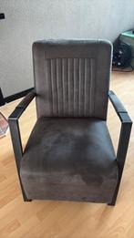 Fauteuil donker grijs, Huis en Inrichting, Ophalen, Zo goed als nieuw, Grijs, Eén