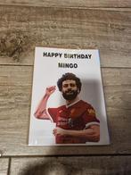2x verjaardagskaart Salah Liverpool, Ophalen of Verzenden, Nieuw, Balsport