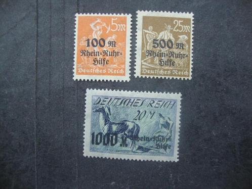 Duitse Rijk serie 258-260 Postfris., Postzegels en Munten, Postzegels | Europa | Duitsland, Overige periodes, Ophalen of Verzenden
