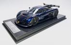 Koenigsegg Jesko 7508 Blue Scuro Candy 1:18 van FrontiArt, Ophalen of Verzenden, Nieuw, Auto, Overige merken