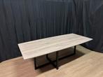 (4) eettafel eiken Deens ovaal 240x110, Huis en Inrichting, Tafels | Eettafels, 200 cm of meer, Nieuw, 100 tot 150 cm, Rechthoekig