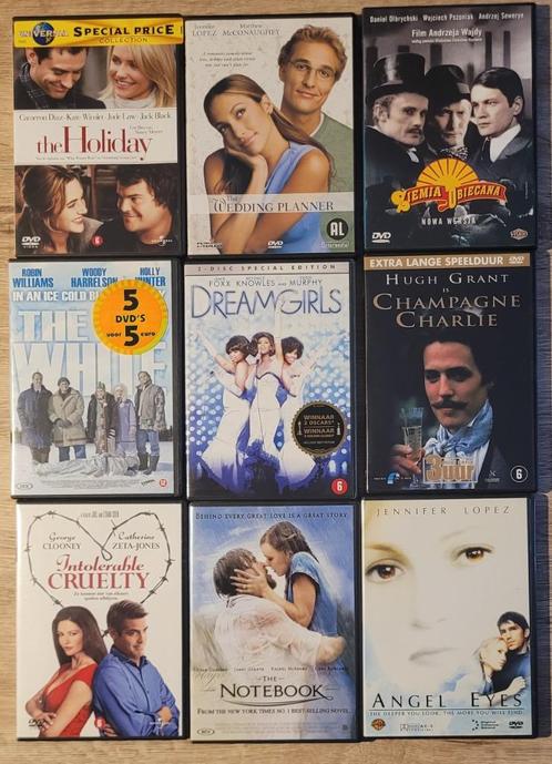 dvd komedy's -drama 9 dvd speelfilms, Cd's en Dvd's, Dvd's | Komedie, Zo goed als nieuw, Romantische komedie, Ophalen of Verzenden