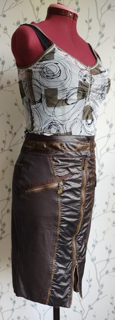 SPORTALM Kitzbühel Bruin Winter-Rokje maat 40, Kleding | Dames, Rokken, Zo goed als nieuw, Maat 38/40 (M), Bruin, Boven de knie