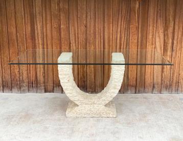 Vintage Mactanstone Eettafel beschikbaar voor biedingen