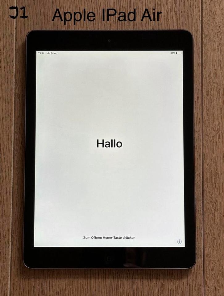 Apple iPad Air 16GB, Computers en Software, Apple iPads, Gebruikt, Apple iPad Air, Wi-Fi, 10 inch, 16 GB, Grijs, Ophalen