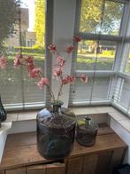 Mica vazen, Ophalen, Blauw, Glas, Minder dan 50 cm