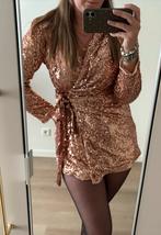 Pailetten rose gouden blazerjurk maat L, Kleding | Dames, Jurken, Maat 42/44 (L), Nieuw, Ophalen of Verzenden, Roze