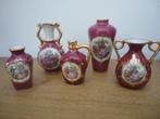 5 verschillende miniatuur vaasjes Limoges porselein, Ophalen of Verzenden, Zo goed als nieuw, Porselein, Overige typen