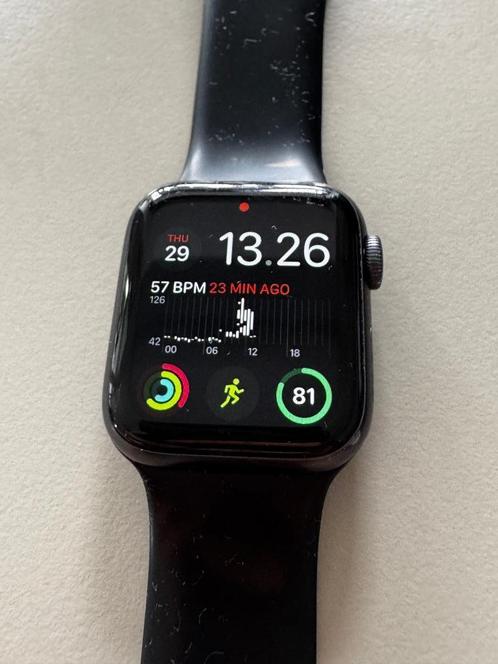Apple Watch Series 6 Aluminium 40 mm Space Grey GPS, Sieraden, Tassen en Uiterlijk, Smartwatches, Gebruikt, iOS, Zwart, Afstand