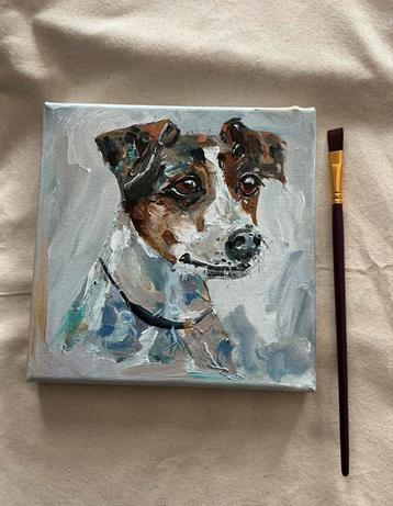 Jack Russell ~ kleintje kunst ~ atelier beschikbaar voor biedingen