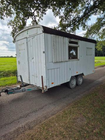 Schans Schaftwagen SNELVERKEER Schaftkeet Bouwkeet Pipowagen beschikbaar voor biedingen