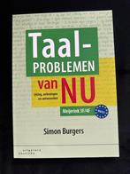 Taalproblemen van NU - Simon Burgers, Zo goed als nieuw, Alpha, HBO, Uitgeverij Coutinho
