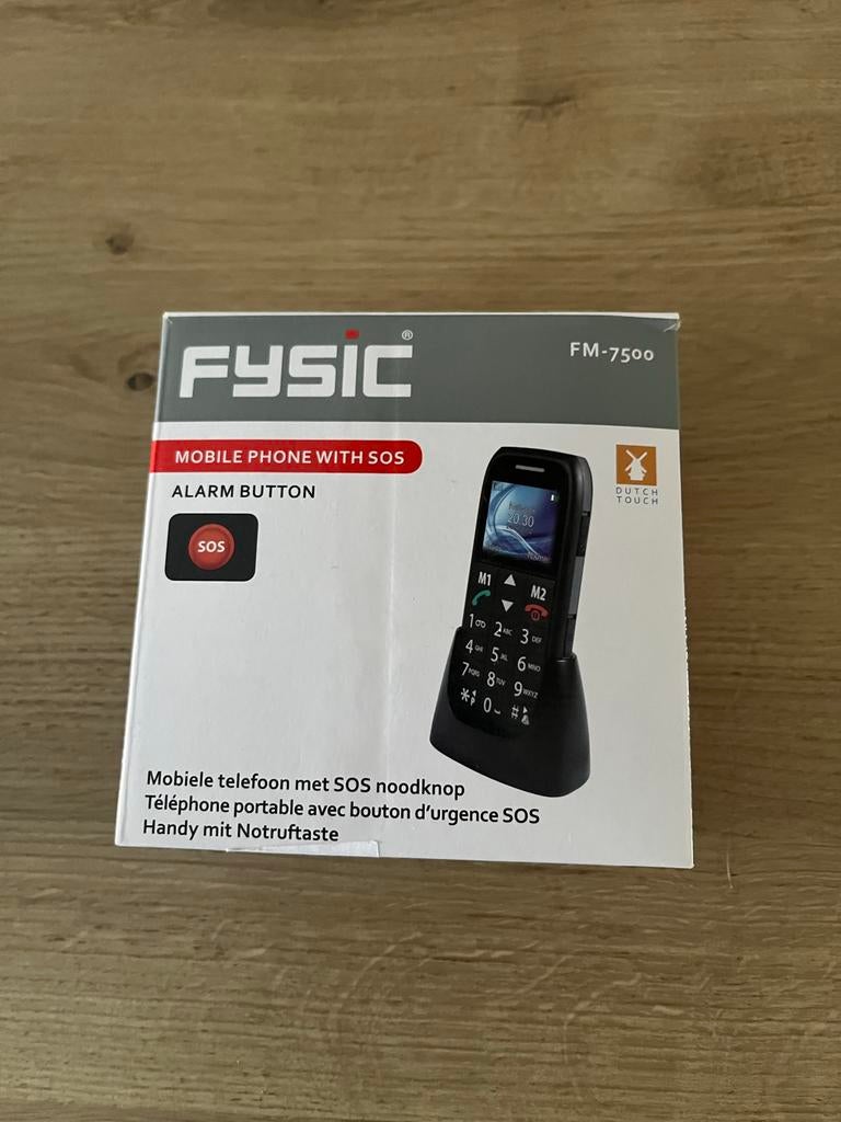 Fysic FM-7500 Senioren Mobiele Telefoon - Zo Goed Als Nieuw, Ophalen, Geen camera, Zo goed als nieuw, Klassiek of Candybar
