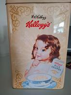 Groot blik vintage Kellogg's,twee afbeeldingen, Ophalen of Verzenden, Zo goed als nieuw
