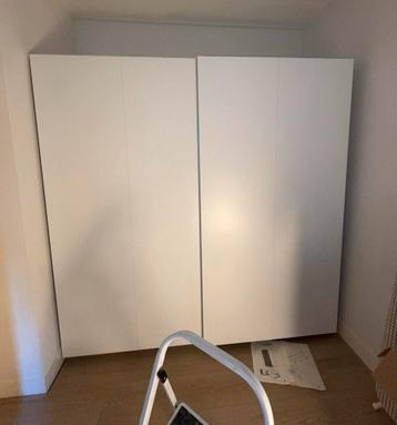 Ikea Pax kledingkast wit 200x66x201 cm - afbeelding 1