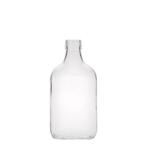 Zakflacon, 200 ml, rechthoekig, glas, likeur, drank, Hobby en Vrije tijd, Overige Hobby en Vrije tijd, Ophalen of Verzenden, Zo goed als nieuw