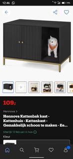 Hennova kattenbak kast, Ophalen, Zo goed als nieuw, Gesloten