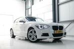 BMW 1-serie 114i M Sport Line | LED | Navi | Leder | Sportst, Auto's, BMW, Te koop, Benzine, Hatchback, Gebruikt
