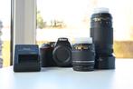 Nikon D3500 met 70-300mm & 18-55mm lenzen, Spiegelreflex, Ophalen of Verzenden, Zo goed als nieuw, Nikon