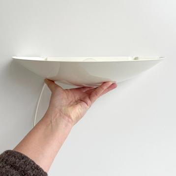 Deens vintage design LAMP wit metaal MidCentury retro scandi beschikbaar voor biedingen