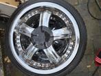 17 inch opknap velgen met zgan banden, Ophalen, Gebruikt