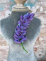 handgemaakt broche lavendel sieraad voor bloemenliefhebbers, Ophalen of Verzenden, Nieuw, Overige materialen