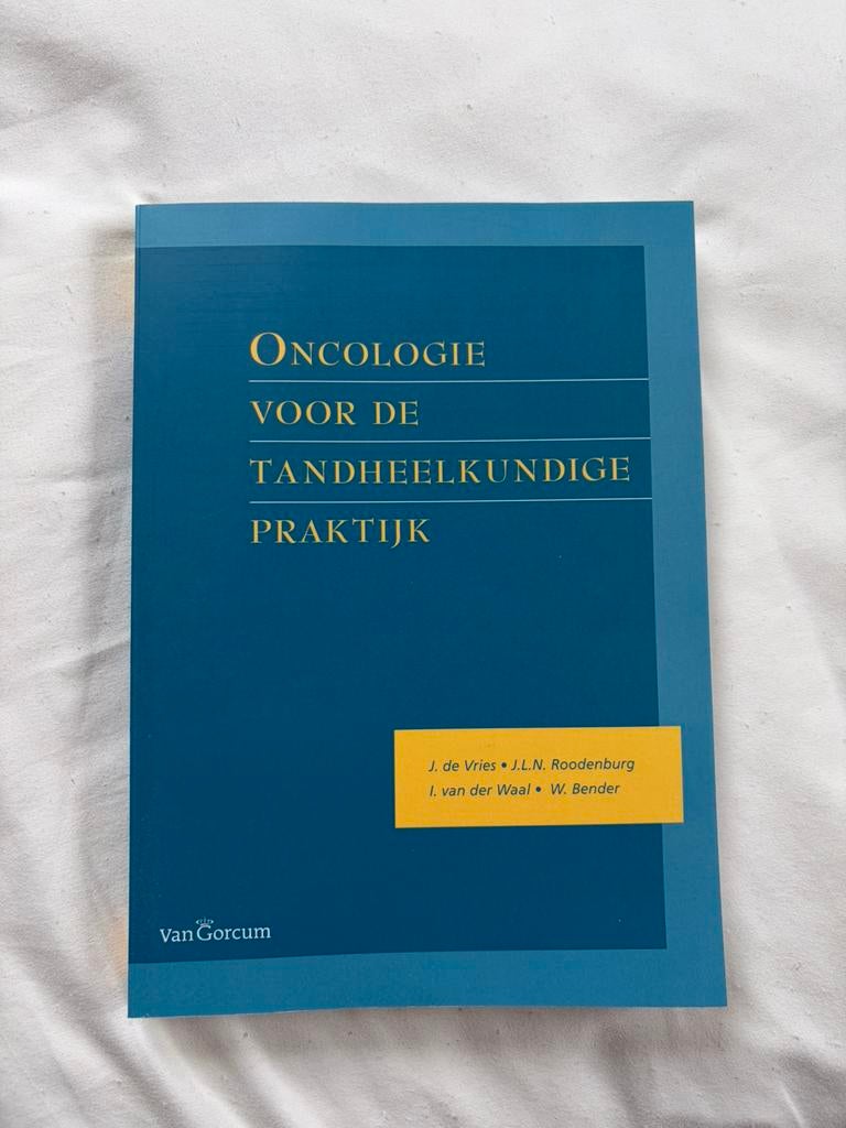 Oncologie voor de tandheelkundige praktijk, Ophalen of Verzenden, Gelezen