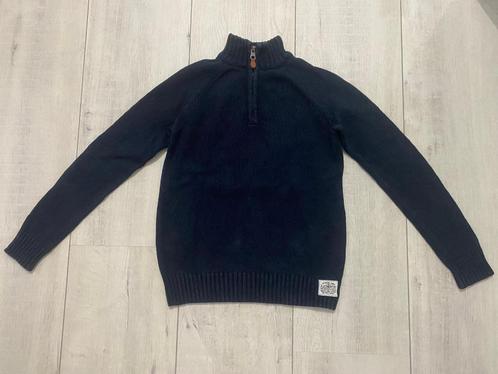 H&M L.O.G.G. trui - donkerblauw, maat 146/152 EUR, Kleding | Heren, Truien en Vesten, Zo goed als nieuw, Overige maten, Blauw
