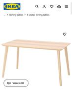 Kitchen table LISABO IKEA, 100 tot 150 cm, Gebruikt, Rechthoekig, Vier personen