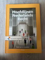Hoofdlijnen Nederlands recht 14e druk, Ophalen of Verzenden, Zo goed als nieuw, Economie en Marketing