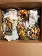 Kerststal figuren antiek vintage, Ophalen of Verzenden