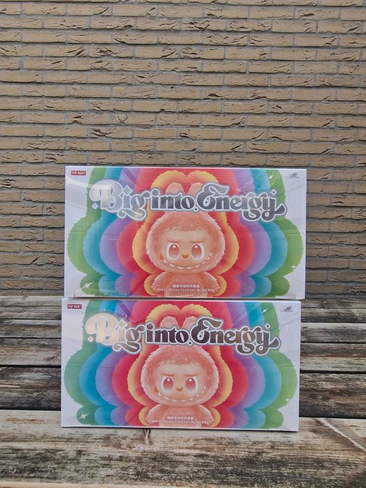 Labubu Big into Energy - Full Set of per stuk SEALED, Verzamelen, Poppetjes en Figuurtjes, Nieuw, Ophalen of Verzenden