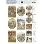 Card Deco Essentials CD11994 Wild Animals 3D knipvel A4, Dieren, ., Nieuw, Ophalen of Verzenden