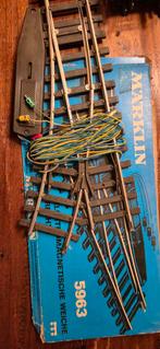 Marklin spoor 1 electrische wissels in prima staat., Wisselstroom, Rails, Ophalen of Verzenden, Zo goed als nieuw