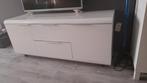 Witte hoogglans dressoir, Ophalen, Zo goed als nieuw, 25 tot 50 cm