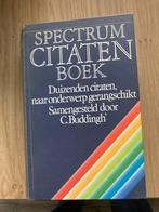 Boek Spectrum Citaten Boek, Boeken, Woordenboeken, Ophalen of Verzenden, Gelezen, Nederlands
