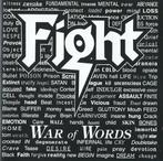Fight - War Of Words (Epic 47457 2) uit 1993 €10,- (IZGS), Ophalen of Verzenden, Zo goed als nieuw