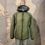 Vintage korte zachte Lammy coat groen met suede biezen M / L, Kleding | Dames, Jassen | Winter, Groen, Lammy Coat, Maat 38/40 (M)