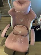 Gaming Bureaustoel Roze - Dowinx Heated MB38 Pink, Ophalen, Gaming bureaustoel, Zo goed als nieuw, Roze